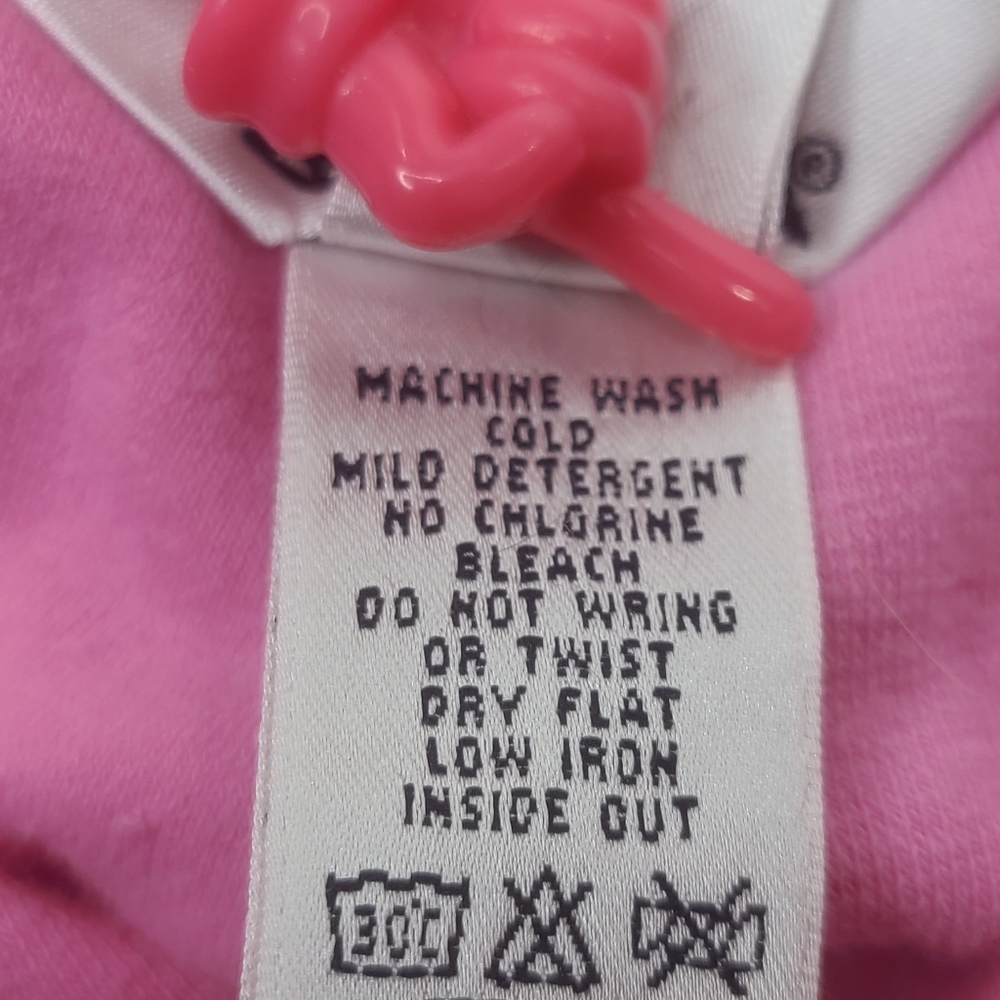 LILLY PULITZER Pink French Terry Pull On Sweat Yoga Pants Sz M White Label - Picture 5 of 5